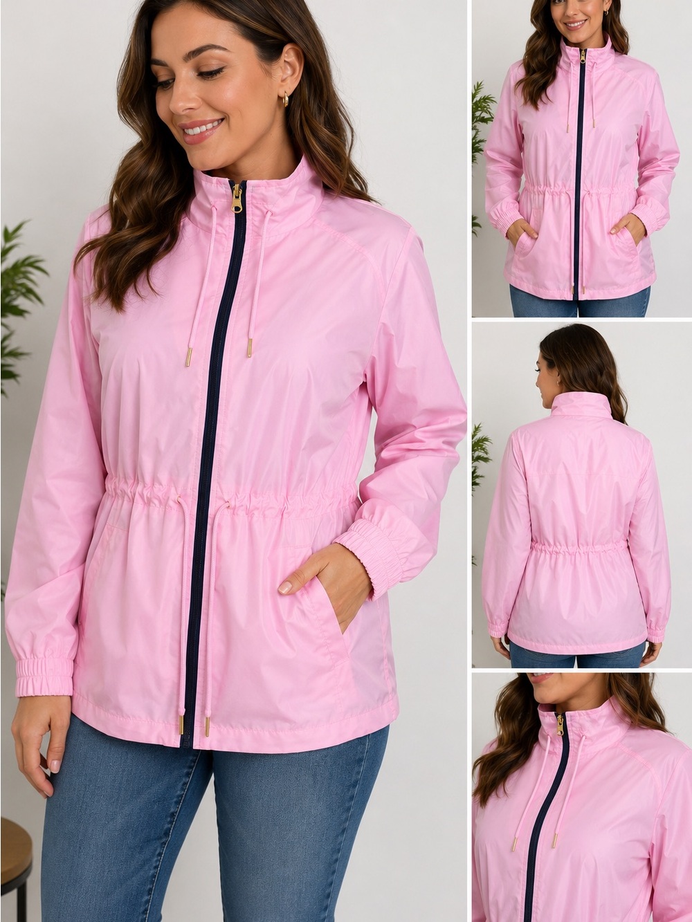 Kim Rogers Women’s Lightweight Anorak Jacket NWT | Size M | Meadow Pink